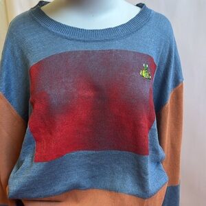 Vivienne Westwood BRAND NEW TIT JUMPER 2022 SMALL indigo blue UNISEX